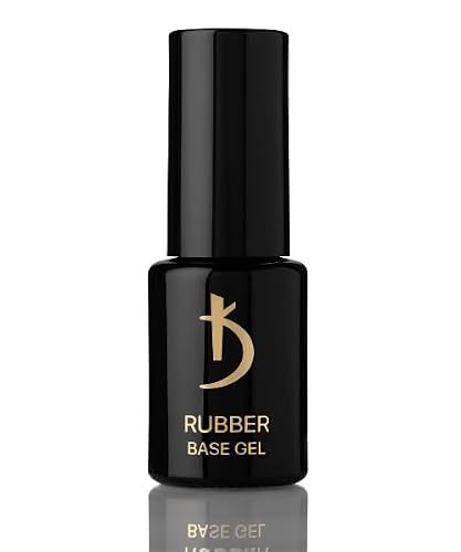 kodi professional Rubber Base Gel Soak-Off Gel Polish Base for Natural Nails - Strong Adhesion & Flexibility (Clear 12ml (0.41 fl oz))