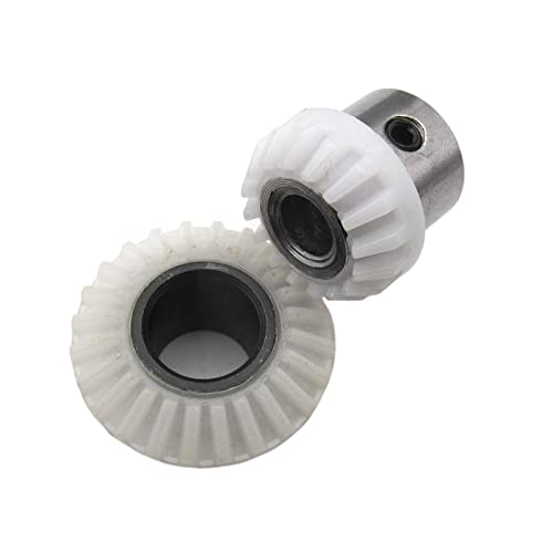 GRESIK Step Miter 1 Set Belt Shaft Arm Shaft Bevel Gear Sewing Machine Gear 446021 Gear 319695 Bevel Gear for Sewing Machine Accessories spur Bevel