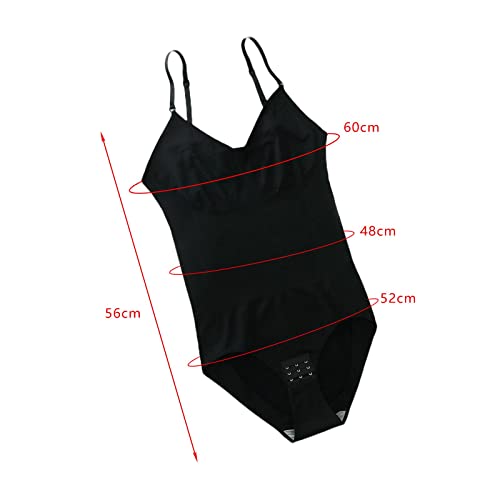 oshhni Bodysuits Modeladores Femininos Collant Respirável E Confortável de Gancho Controle de Barrig