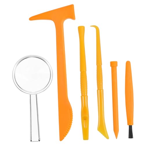 UPKOCH Juego De 3 Herramientas De Excavación para Kit De Excavación para Juguete Herramientas De Geología para Kit De Ciencia Kit De Excavación para Actividades para