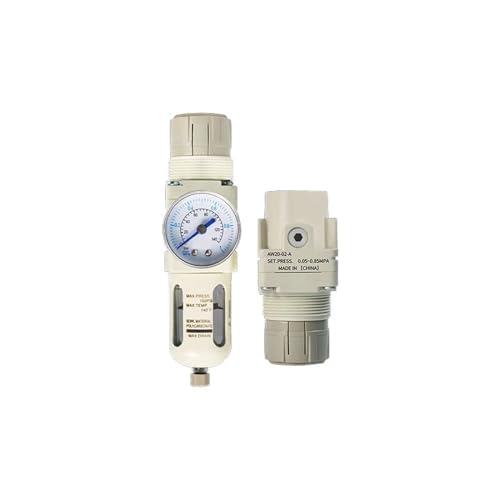 Filtre régulateur compresseur d'air 1/4 avec séparateur eau et huile AW20-2CG-A - 2