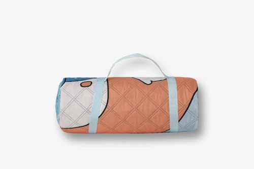 Image of Picnic Blanket Waterproof Camping Mat 200cm Large Beach Picnic Mat with Portable Handy Tote for Travel Sports Home Yoga Park Grass Mat for Baby (Space Pattern)