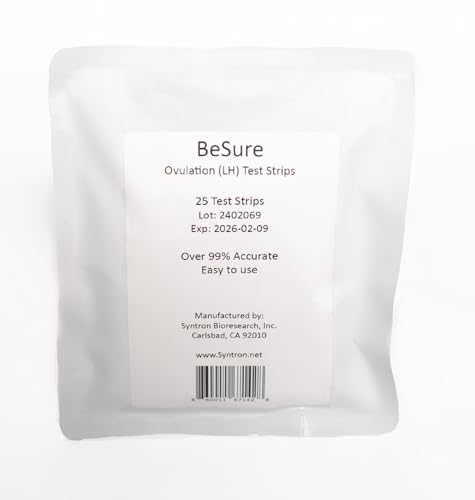 Image of Generic Ovulaiton (LH) Test Strips (25 Count) - Early Detection at Home Ovulation Test, White