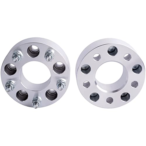 DCVAMOUS 4PC 5x5 to 5x4.5 Wheel Adapters 2 Inch 1/2\"-20 Studs Compatible with Jeep 5 Lug 5x127 to 5x114.3 for 2007-2018 Wrangler JK JKU | 2006-2010 Commander XK | 1999-2010 Grand Cherokee WJ WK