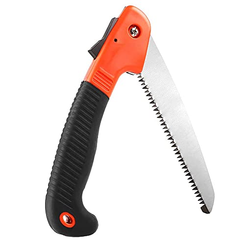 Folding Pruning Saw Multifunctional Mini Hand Saw Portable Camping Tree Saw with Secure Lock~ - Afbeelding 3