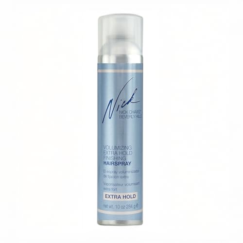 Nick Chavez Beverly Hills Volumizing Extra Hold Hairspray - Fast Drying Hair Volume Booster - Hair Care - 10oz