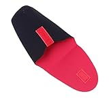 GRIRIW 2 Stück Pack Kamera Objektivtasche aus Verdicktem Tauchmaterial Stoßfeste Objektivhülle Schwarz Größe S für DSLR Kompakte Objektivbeutel mit Klettbandverschluss