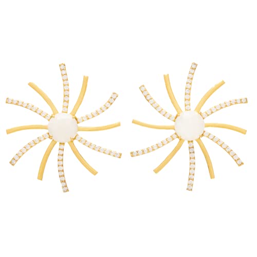 Boucles d'oreilles Gaga pendantes géométriques en acier inoxydable argenté