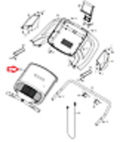 Image of Icon Health & Fitness, Inc. Display Console Assembly 396488 Works W NordicTrack Premier 700 - PFTL791170 Treadmill