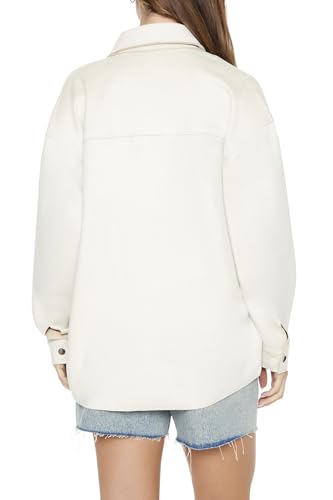 Forever 21 Women's Oversized Faux Suede Shacket3