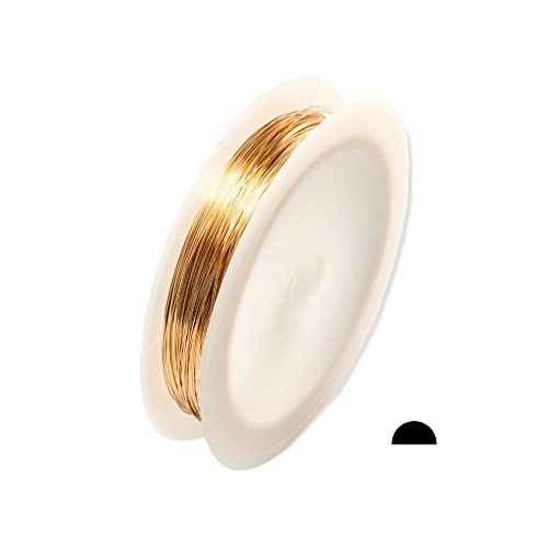 Alambre relleno de oro de 25 pies ideal para crear anillos y pulseras elegantes