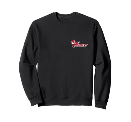 Marist Red Foxes Left Chest Mascot Officially Licensed Sweatshirt