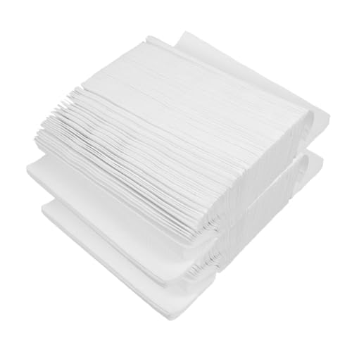 Toallas de mano desechables de papel blanco suaves para uso en cocina y baño