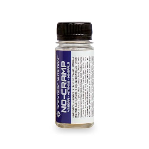 Scientiffic Nutrition NO-CRAMP Suplemento con Sodio, Potasio y Zinc, Elimina los Calambres y Contracturas Musculares, Rápida Actuación - 1 vial 60ml.