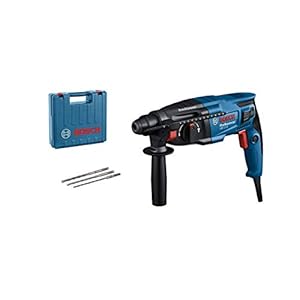 Bosch Professional boorhamer GBH 2-21 (met SDS plus, incl. 3x boor SDS plus (6/8/10 mm), extra handgreep, machinedoek…