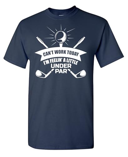 T-shirt humoristique Can't Work Today en coton pour look décontracté