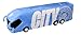 Manchester City Official Collectible Miniature Team Bus – Premium Die-Cast Soccer Bus Toy with Friction Power Engine – Man City Fan Gift Display Model – Licensed Football Merchandise