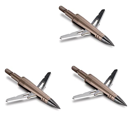 New Archery Products Slingblade Crossbow Mechanical Broadhead 2 Blade 100 Grain Three Pack #TOP30