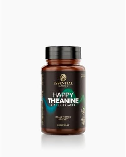 Happy Theanine - L-Teanina 250mg - 60 Cápsulas - Essential Nutrit...