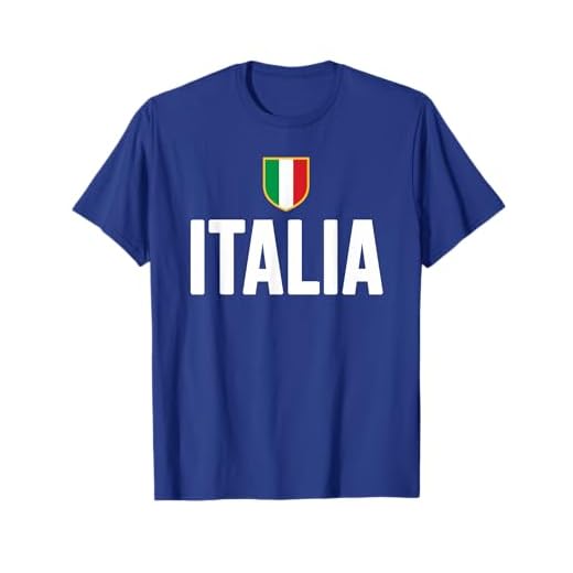 Italia Scudetto Tricolore Bandiera Italiana Maglietta