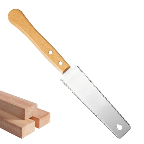 KAIYAYA Sierra Japonesa, Tracción de Doble Cara 11/17, Serrucho Madera 300mm Sierra de Mano Serrucho Poda para Corte Fino Madera Japonesa para Artesanías, Aficiones, Bricolaje