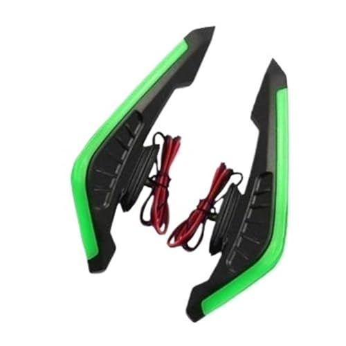 Aileron de moto pour masquer les rayures du carénage latéral et look ailes de vent sportif x2