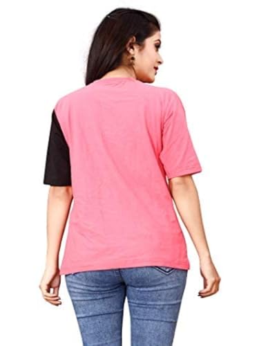 Image of Leriya Fashion Women's Solid Regular Fit T-Shirt