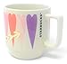 Starbucks Valentine's Day Painted Hearts Handle Mug