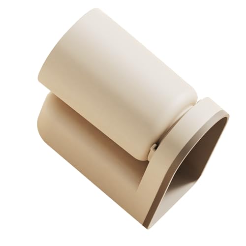 Aramox Soporte para Cepillos de Dientes, Material ABS de Primera Calidad, Estante de Almacenamiento Montado en la Pared para Vasos de Enjuague Bucal, Diseño Que Ahorra Espacio para la Organización