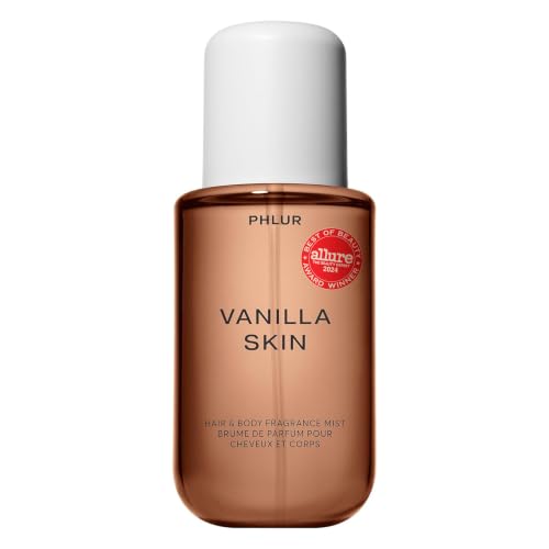 PHLUR Vanilla Skin Body Mist, 8 Fl Oz - Hair and Body Perfume for Women