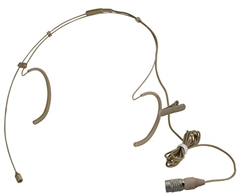 Microphone omnidirectionnel beige mini XLR idéal pour cours et conférences - 2