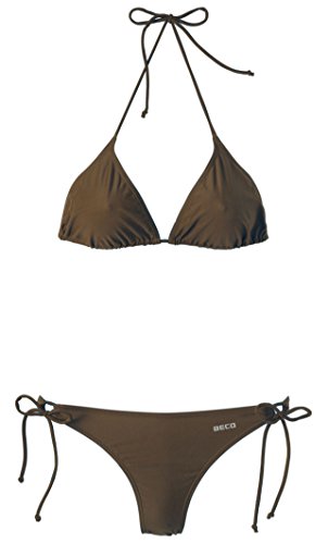 Beco Beco Damen Triangelbikini-Basics Bikini, Braun, 40