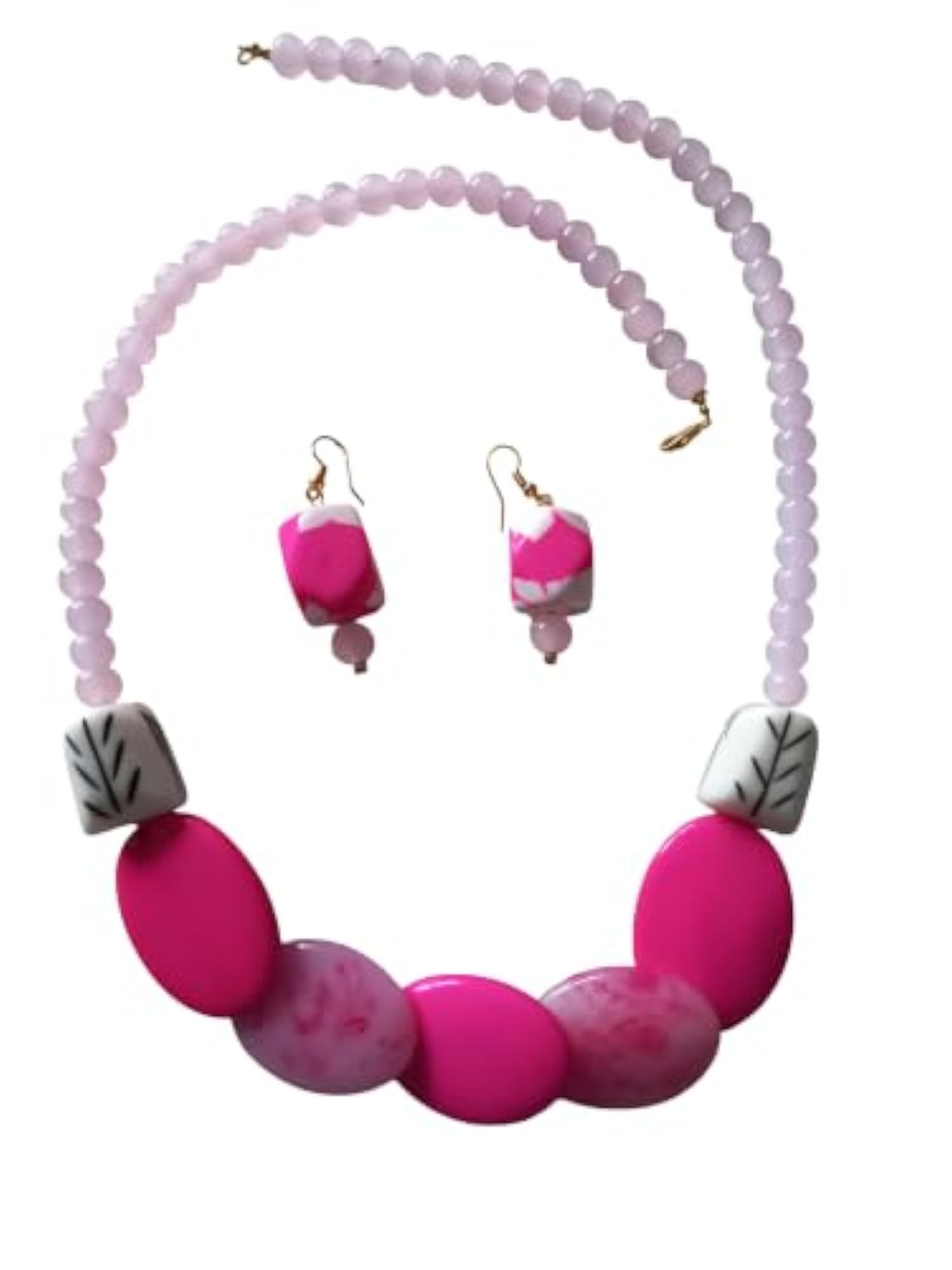 Handmade Chemical Beads Jewellery Set
