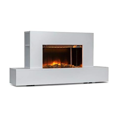Chimenea eléctrica con calefactor KLARSTEIN Heat 'n Beat Cover