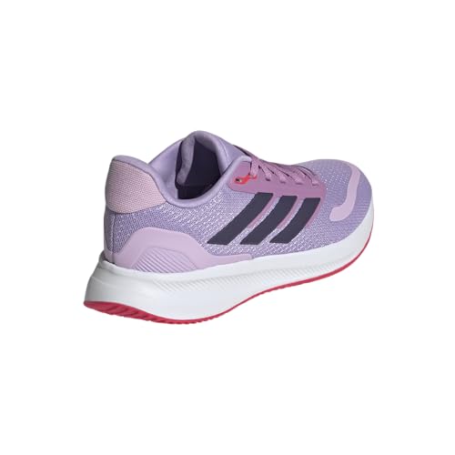 adidas Unisex-Kids Run Falcon 5, Powder Plum/Aurora Plum/Lucid Red, 7