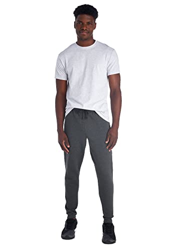 Jerzees Men's Nublend Fleece Joggers & Sweatpants, Joggers-Heather Black, Large #TOP1