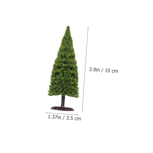 TEMPNAP 8個 松樹モデル 風景用 プラスチック製 軽量耐久 建築模型用 リアルな緑化ジオラマ素材