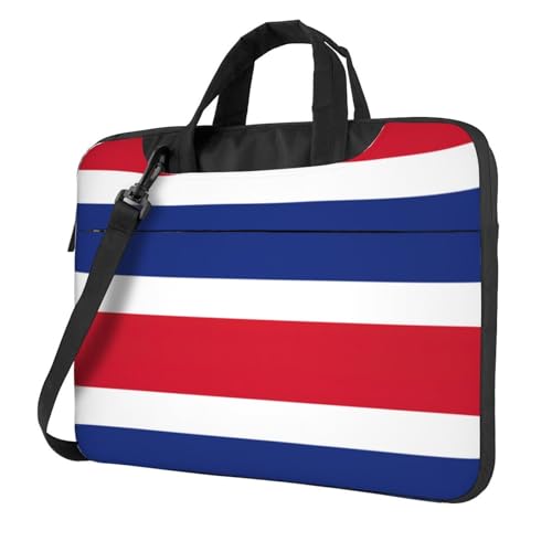 Bandolera para portátil de 15.6 pulgadas con bandera de Costa Rica y maletín duradero