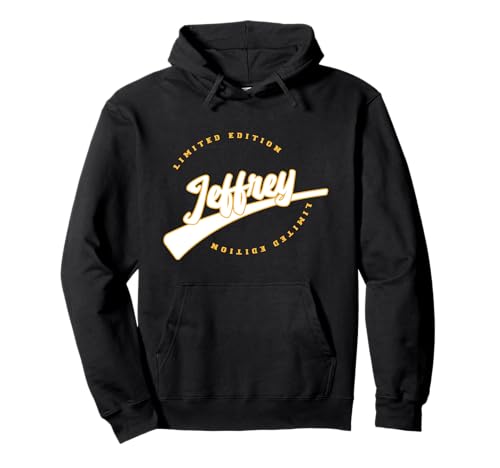 Funny Personalized First Name Design for Jeffrey Sudadera con Capucha