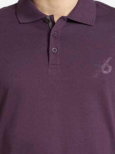 Image of Jockey Men Cotton Blend Solid Regular Fit Sport Polo T-Shirt