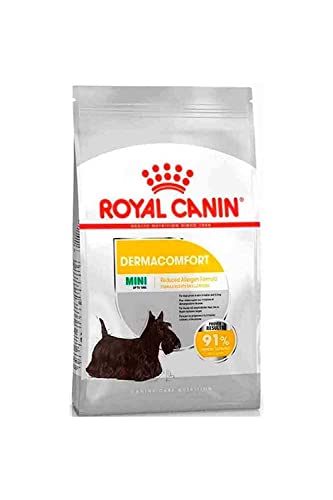 Royal Canin Mini Dermacomfort - Dry Food For Adult Small Breeds Of Dogs With Sensitive Skin Prone To Irritation - 3Kg