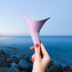 Troubadour Ladies Urinal Wee Funnel For Females While Outdoors, Travelling, Camping, Walking, Hiking Or On Car Journeys, More Hygienic And Portable So No Need To Use Dirty Unsanitary Portaloos Again