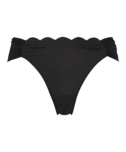 Hunkemöller Bikini Slip Rio Scallop - Nero - M