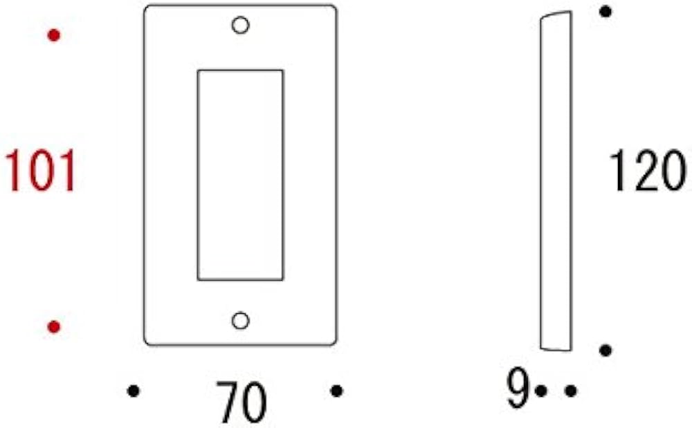 Amazon.co.jp: アイエム コンセントプレート PCN 01 PVD 金色 真鍮