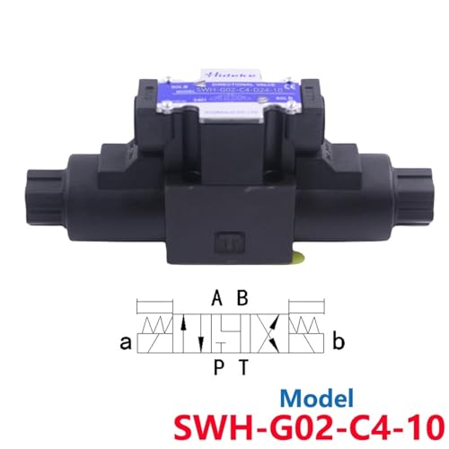 Vanne hydraulique directionnelle SWH-G02 à commutation rapide
