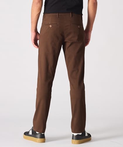 JMOJO Chinos Trousers Men - Stretch Mens Trousers Casual Smart - Mens Chinos Slim Fit Twill Fabric Pants - Flat Front 5 Pocket Trouser for Men UK - Image 4