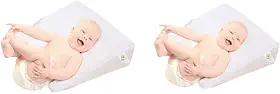 Travesseiros Anti Refluxo para Bebê, Kit 2 Unidades, Tamanho P, para Miniberço e Carrinho