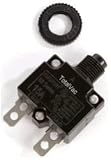 Heat Surge Roll N Glow Fireplace Reset Buttom 15 AMP Circuit Breaker (Black Generic)