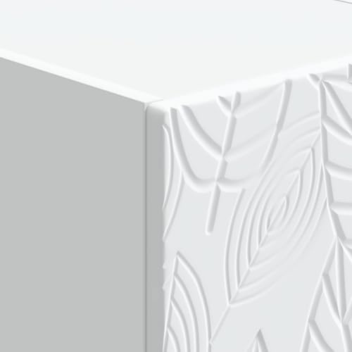 Table basse blanche salon design minimaliste et stable - 8