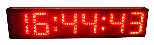 Cronómetro digital portátil para gimnasio, temporizador LED de cuenta regresiva para carreras deportivas y eventos al aire libre (modelo HST6-8R) miniatura 1